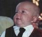 Dressed up for his baptism